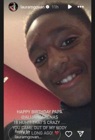 Laura Govan celebrates Alijah Arenas' birthday on Instagram (Source: Instagram/@lauramgovan)